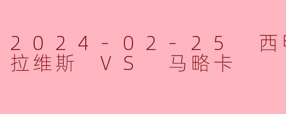2024-02-25 西甲联赛 阿拉维斯 VS 马略卡